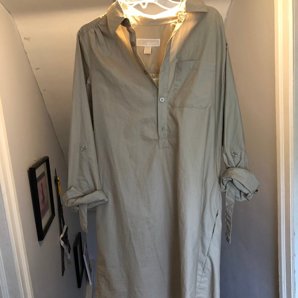 Michael Kors Tan Shirt Dress